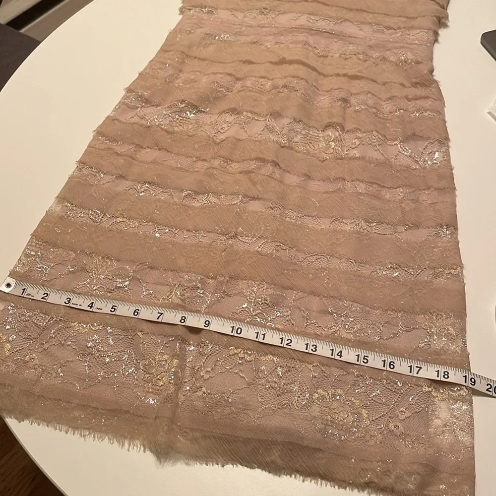 NWT‎ BCBGMaxazria Medium Strapless Dress Champagne